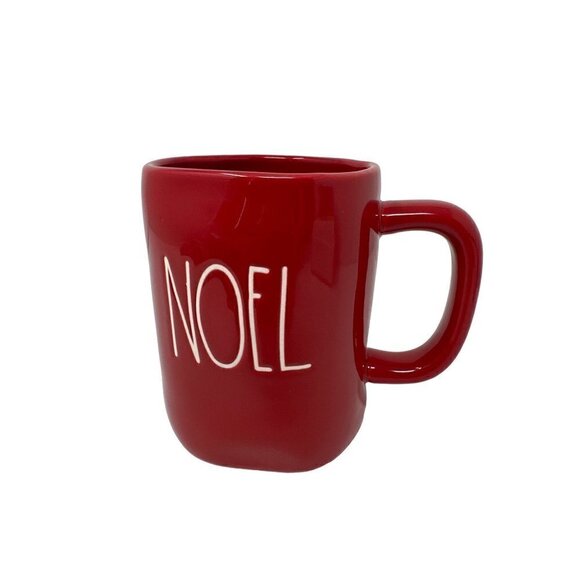 Rae Dunn Noel Mug Ceramic Coffee Holiday Artisan Collection Magenta Coffee Cup - Picture 1 of 12